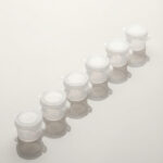 Boş Şerit Boya Kabı 6 ml Plastik Kapaklı